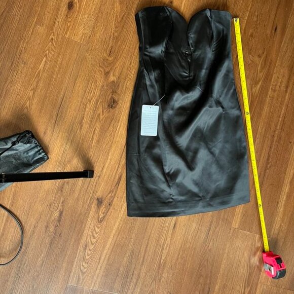 Bardot Black Mini Dress - Picture 8 of 11